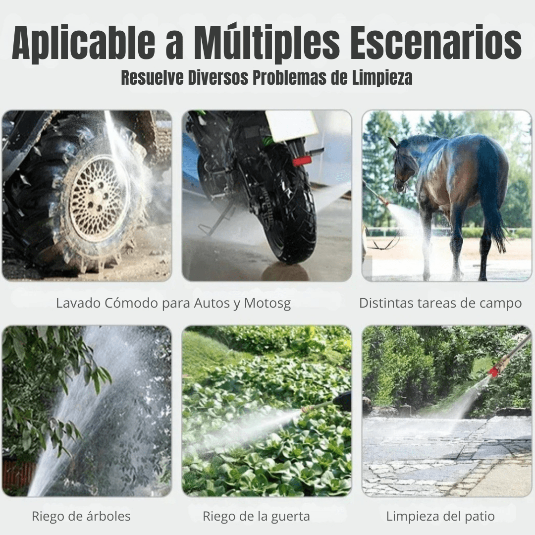 HIDROLAVADORA PORTATIL | 2 BATERIAS DE REGALO🔋 - Hogar Con Torque